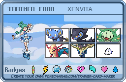 Pokemon trainer card